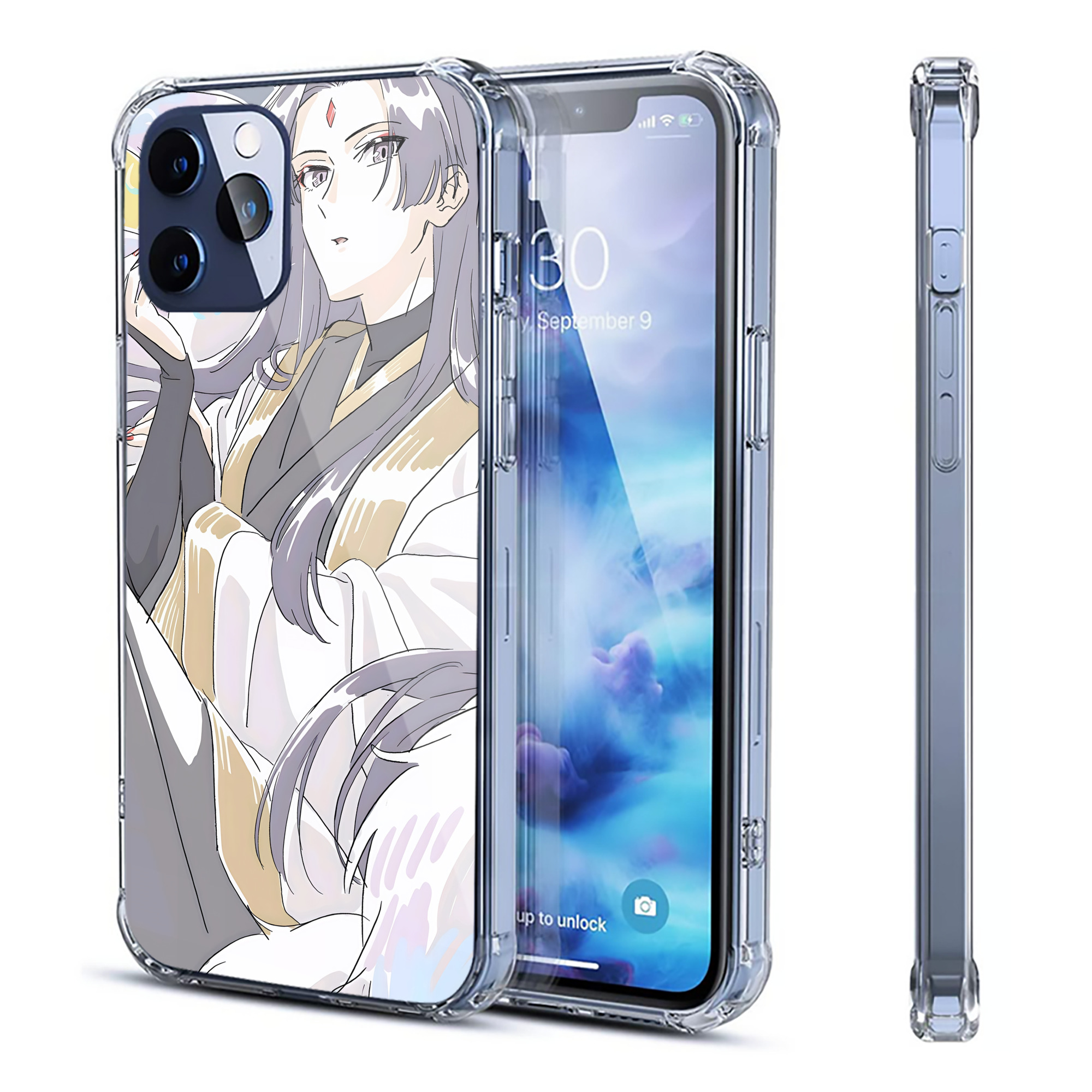 （画像用） 薬屋のひとりごと The Apothecary Diaries 【iPhone 12シリーズ対応】透明スマホケース（クリアソフトケース）